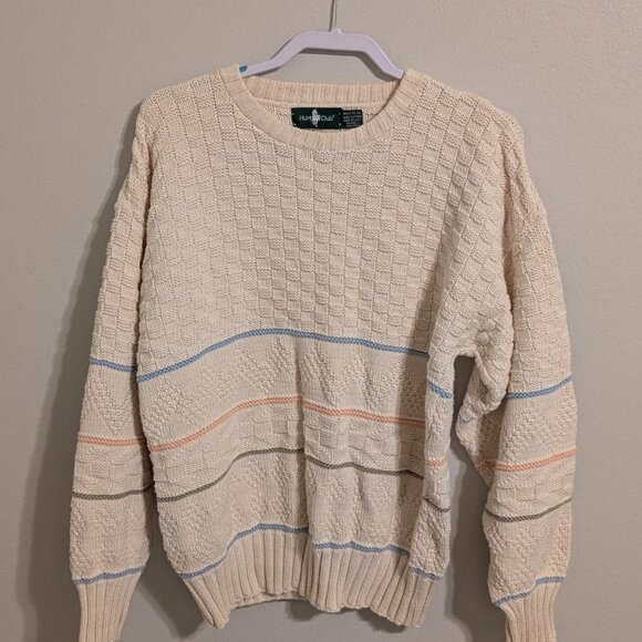 Vintage 90s Hunt Clubs Mens knit sweater - Picture 5 of 6